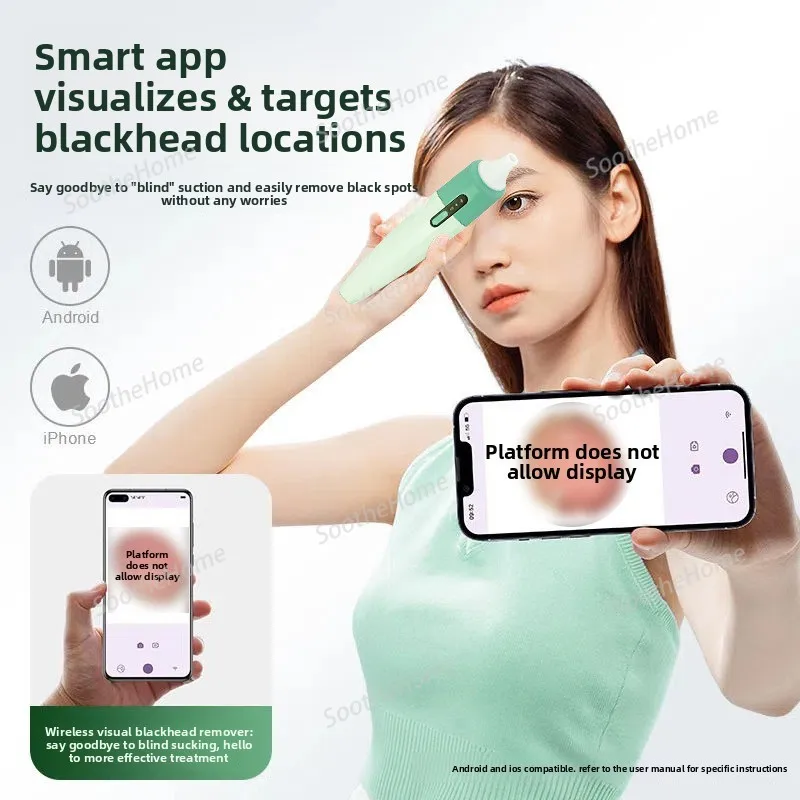 New private mold visible blackhead remover, electric pore cleaner, facial cleansing device,visible blackhead suction device face
