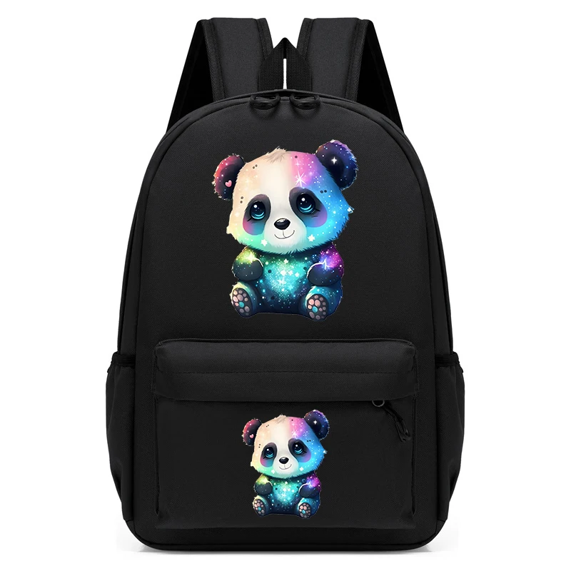 Mochila Escolar Infantil Panda Anime, Sacos Pré-Escolares, Mochila Infantil, Bookbag Dos Desenhos Animados Kawaii