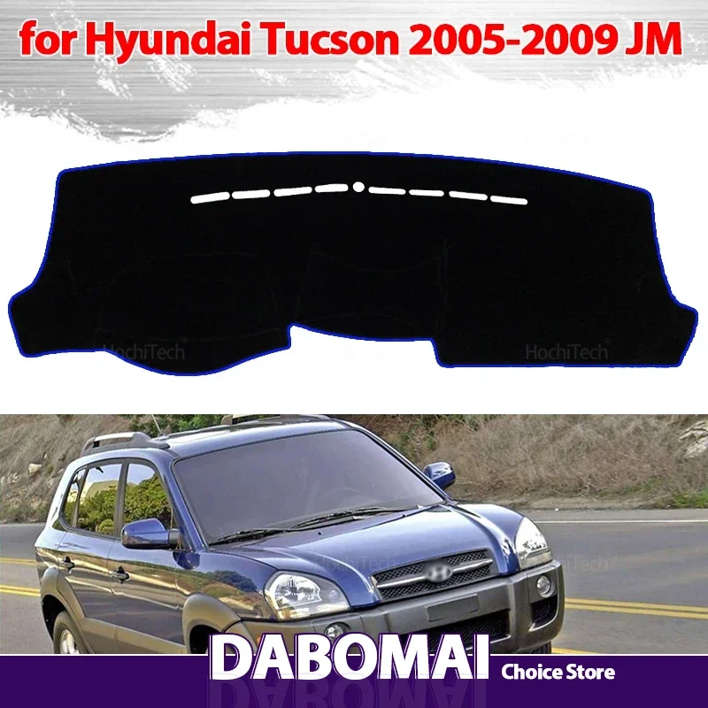 

Чехол на приборную панель, коврик для приборной панели, коврик для Hyundai Tucson 2005 2006 2007 2008 2009, JM, солнцезащитная подушка, автомобильный козырек, аксессуары