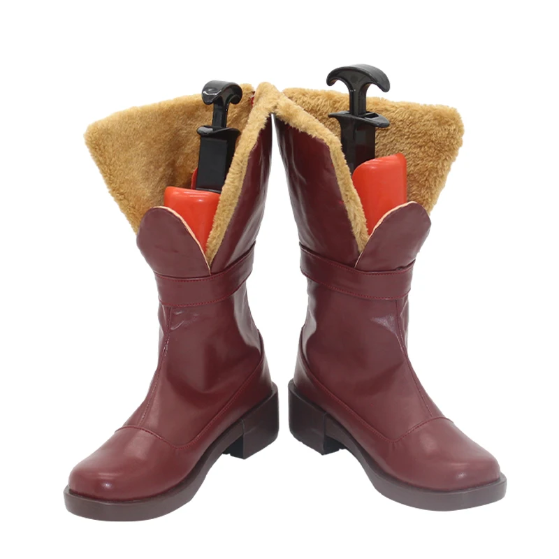 Cães vadios Rimaud Cosplay Sapatos, PU Anime Botas, Halloween Carnaval Prop, Custom Made