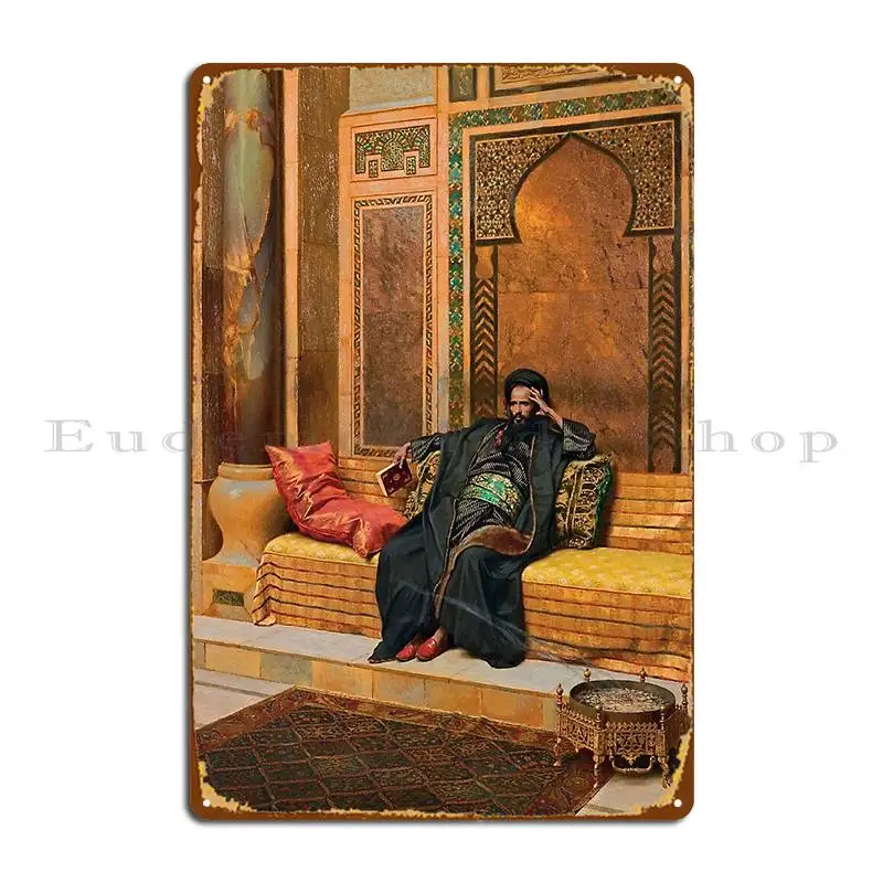 The Scholar 1901 Ludwig Deutsch Metal Plaque Wall Decor Printing Wall Decor Home Cinema Tin Sign Poster