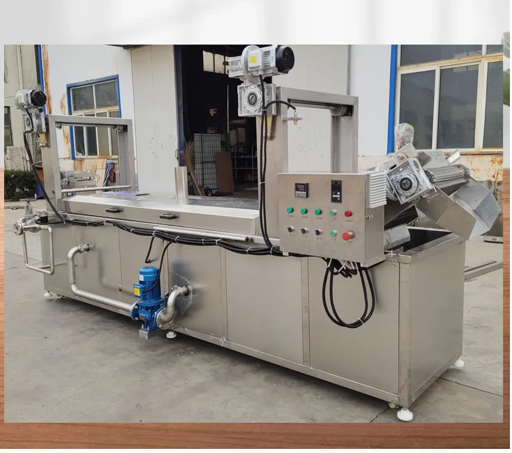 FL Fruit and Vegetable Blanching Machine Hot Water Circulation Blanching Machine for Fruit Vegetable Sterilizing Work
