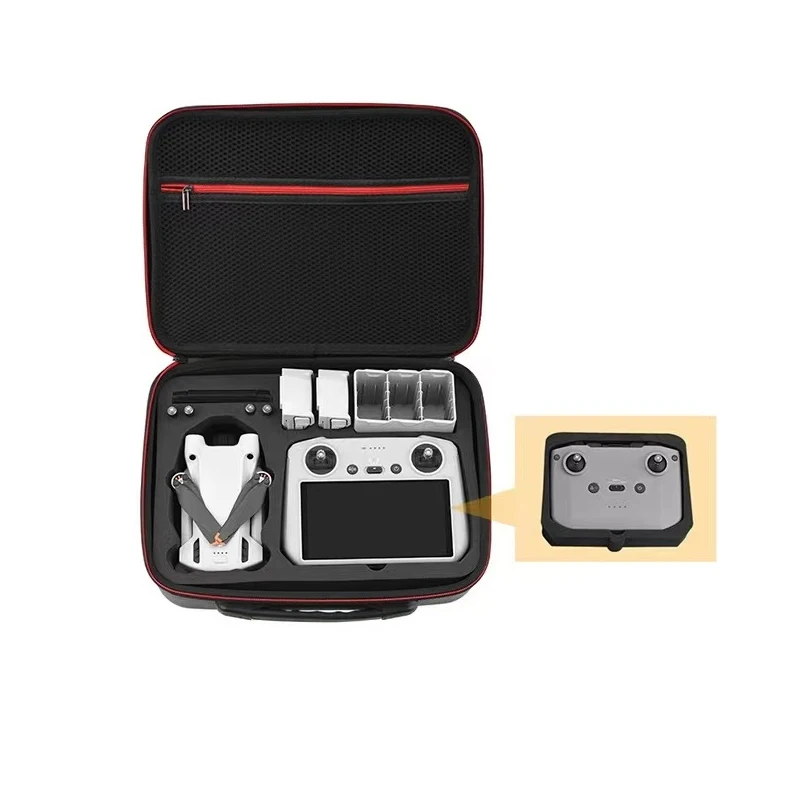 Portable Case Nylon PU waterproof For DJI RC Remote Control Battery charger Handbag Shoulder Bag for DJI Mini 3/ Mini 3pro Drone