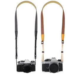 Camera Shoulder Neck Strap Belt Anti-Slip Adjustable Cotton Leather Strap For Nikon SLR Cameras Strap Camera Accessories