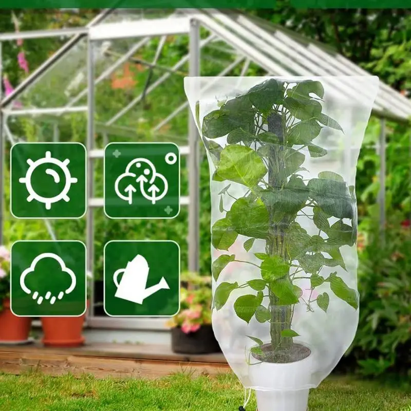 Anti-insect Net With Zipper And Drawstring Blueberry Tomato Cover  Anti-bird Net For Protecting Trees Fruit And Vegetables