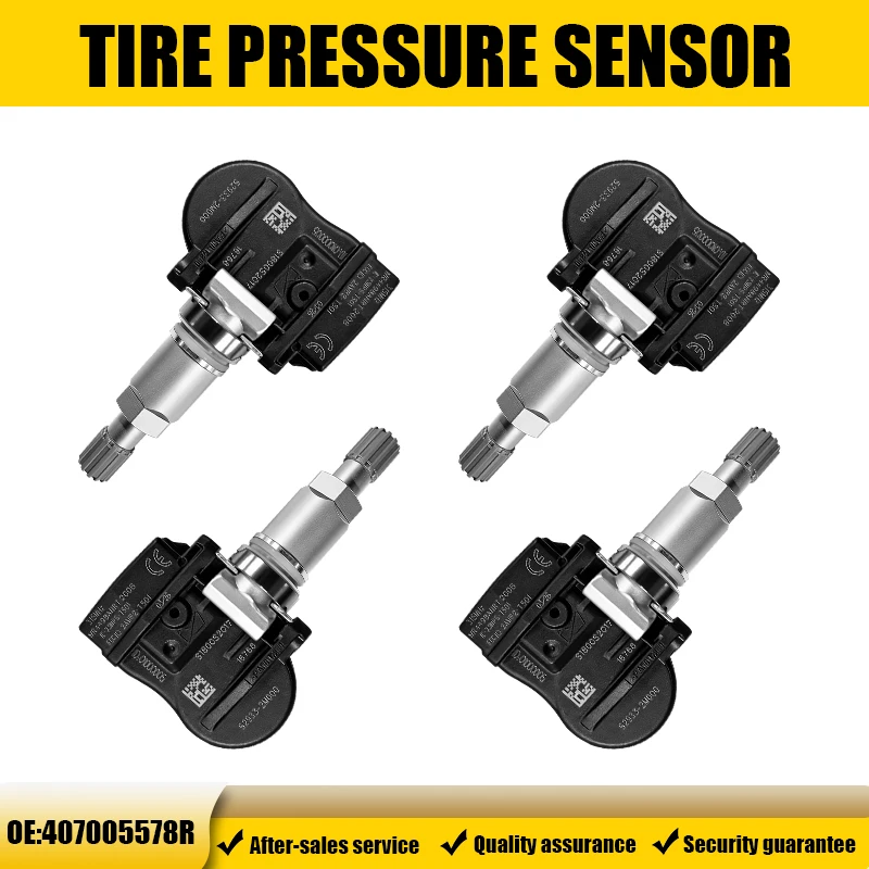 

1/4PCS Tire Pressure Monitoring Sensor TPMS 407005578R For Renault Scenic Megane 2 Compatible With S120123006F