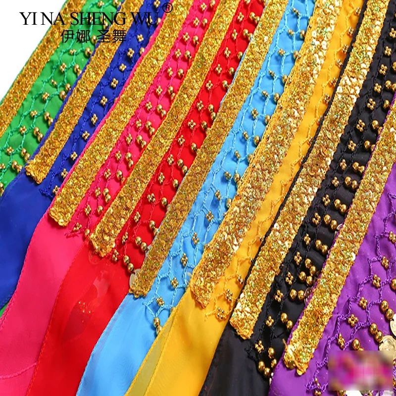 1 szt. Pas do tańca brzucha z monetami, akcesoria do tańca orientalnego, metalowy pas do tańca brzucha z monetami, pas do tańca dla dzieci i dorosłych