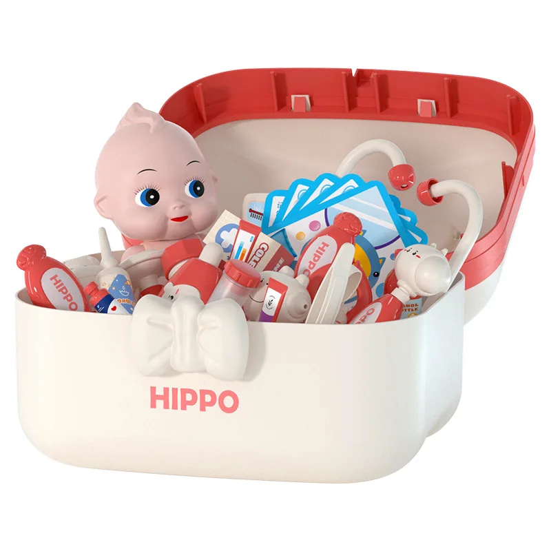 Juego de médico de cumpleaños para niños, juguete de simulación de enfermera, accesorios de médico para niños, juguetes para jugar en casa, juego de médico, juguete para regalo para niños