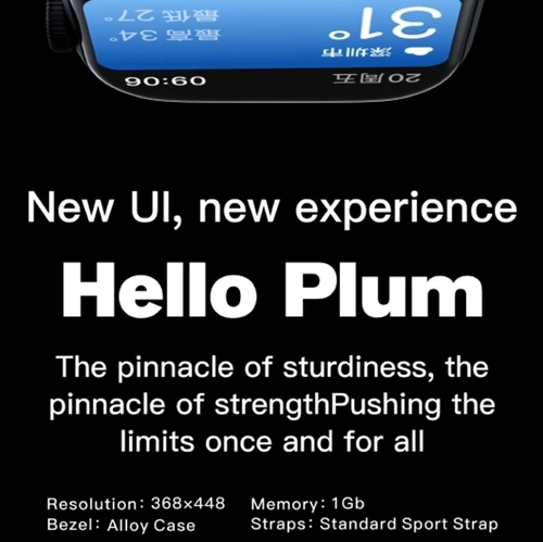 Imagen 2 del producto Hello Plum H16 Pro SmartWatch Amoled 1GB mensaje ChatGPT música Local foto Ablum mujeres hombres serie 10 reloj inteligente para Android Ios