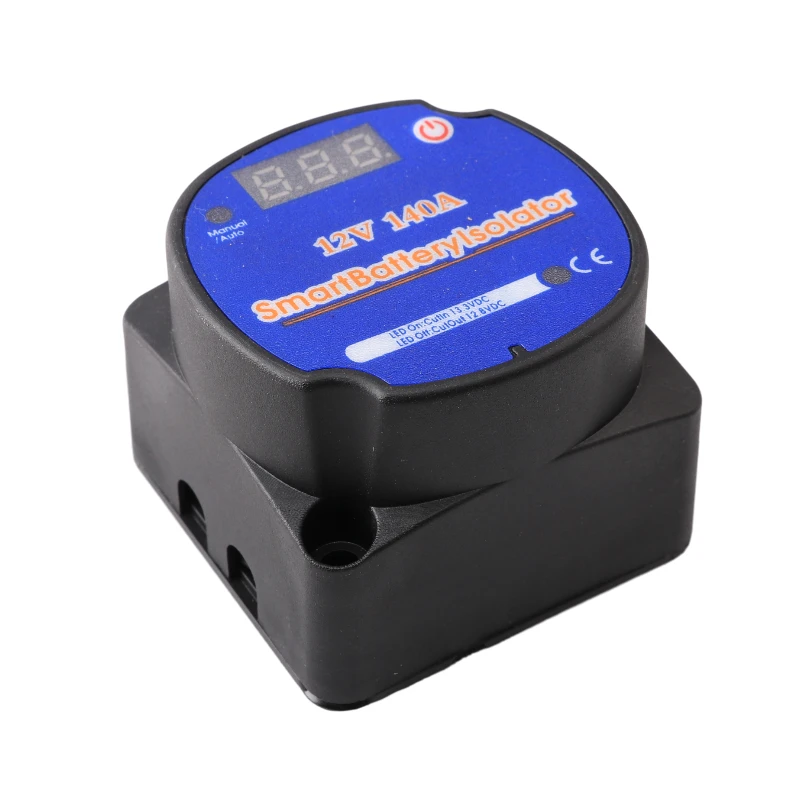 12V 24V 140A Car, RV, yacht, digital pressure gauge, intelligent isolator modification, dual battery controller