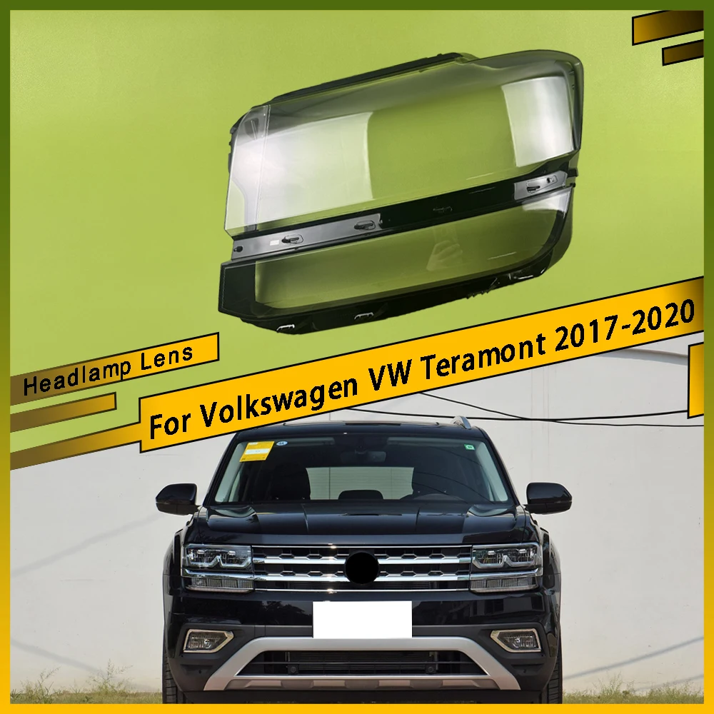 

For Volkswagen VW Teramont 2017 2018 2019 2020 Lampshade Headlamp Cover Lamp Shell Mask Headlight Shade Replace Original Lens