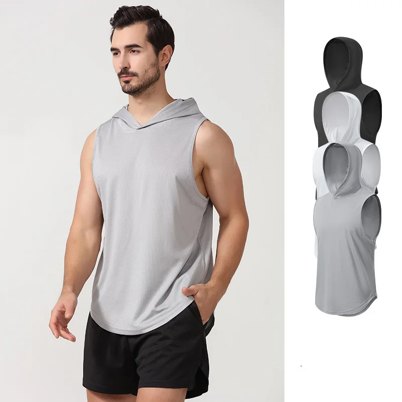 Men's Outdoor Running Fitness T-shirt Hoodies Quick Dry Sport Shirt Men Top Gym Trainning Exercise Coat Male Sweater Clothes 102