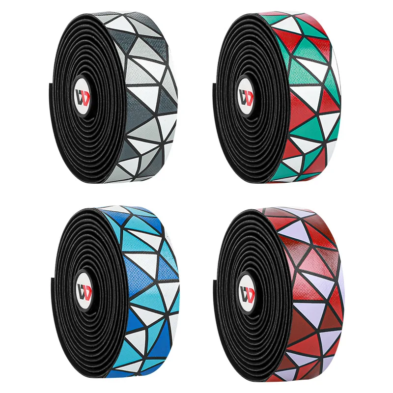 G596 Bicycle Handlebar Bindings Road Car Racing Belt Colored Line Binding PU Anti-slip Riding Accessories
