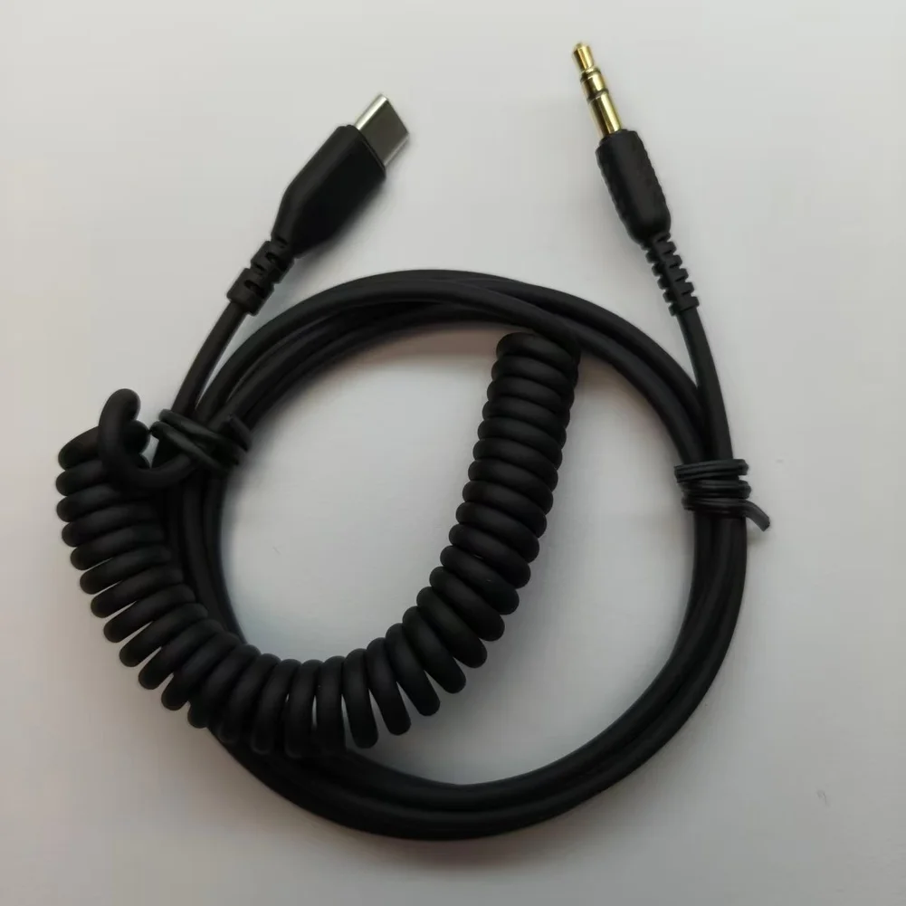 Type C to 3.5mm Audio Cable Engineered for Use with First Second and Third Generation For Compatible Headphones
