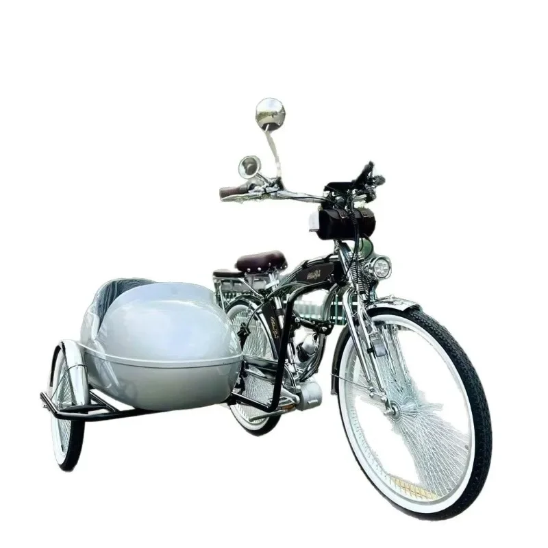 

Retro alloy edge tricycle green environmental protection rickshaw tricycle outdoor cycling tricycle