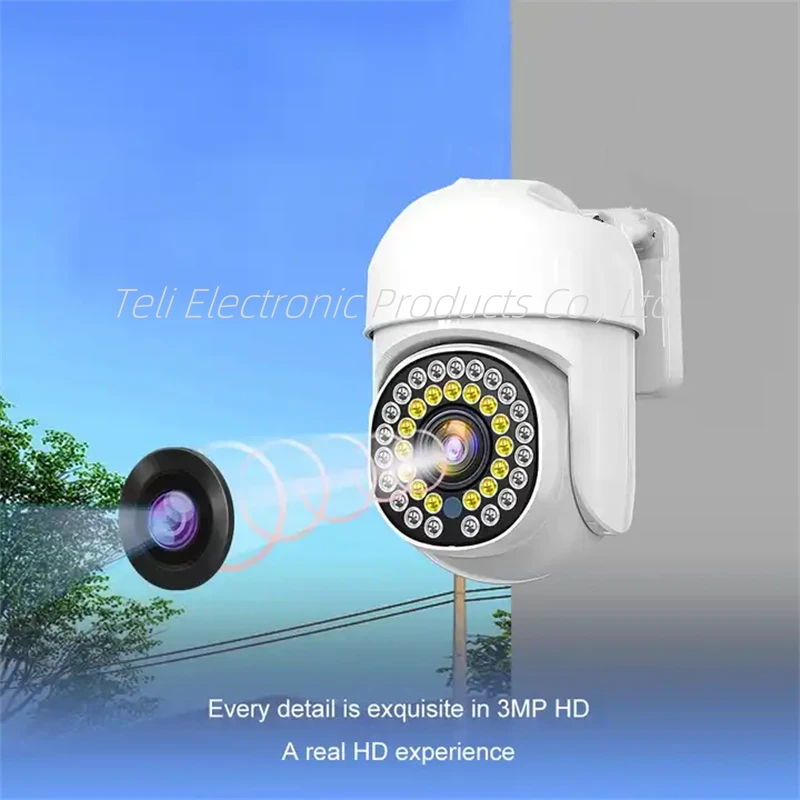 نظام كاميرا شبكة مراقبة جديد خارجي مقاوم للماء 5 ميجابكسل Poe 360 ° جهاز التحكم عن بعد المحمول عن طريق الهاتف والكمبيوتر CCTV IP 4 طقم كاميرا #5