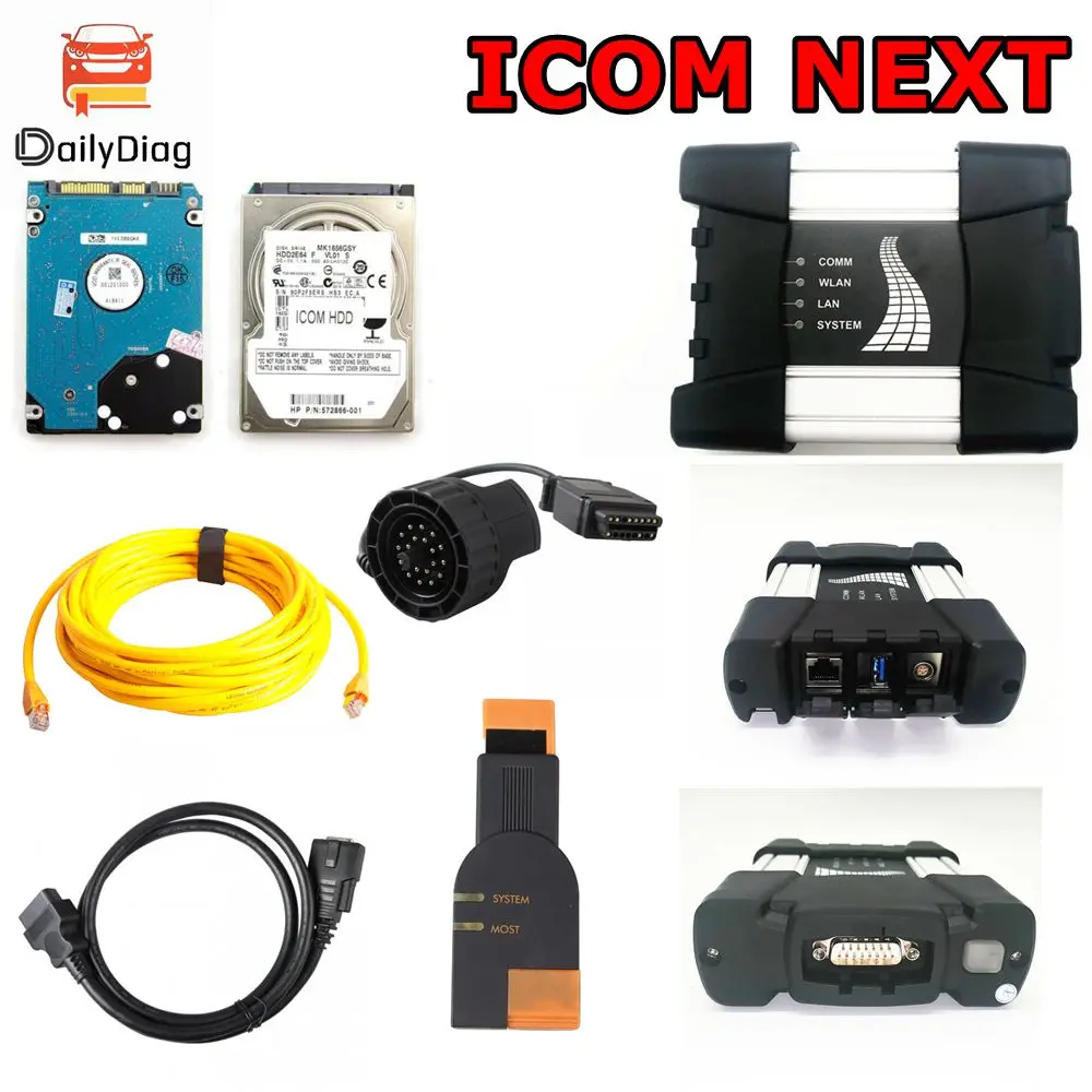 Professional ICOM NEXT WIFI for BMW ICOM-NEXT A2+B+C ICOM A2 Diagnostic Programmer for BMW ICOM A2 All Series WIFI Coding