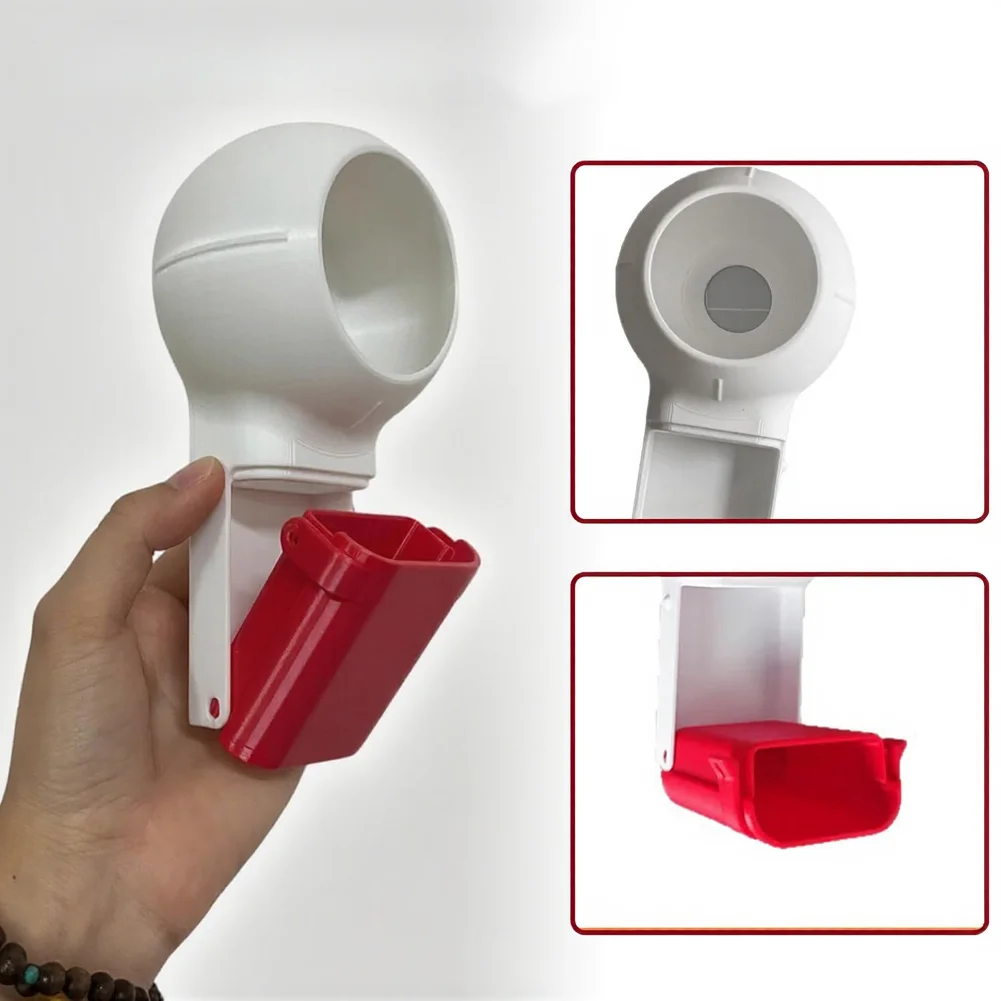 New 3D-Printed Drill Dust Collector Efficient Dustproof Rotating Nozzle Drill Bit Debris Catcher Containment Device Tool Parts
