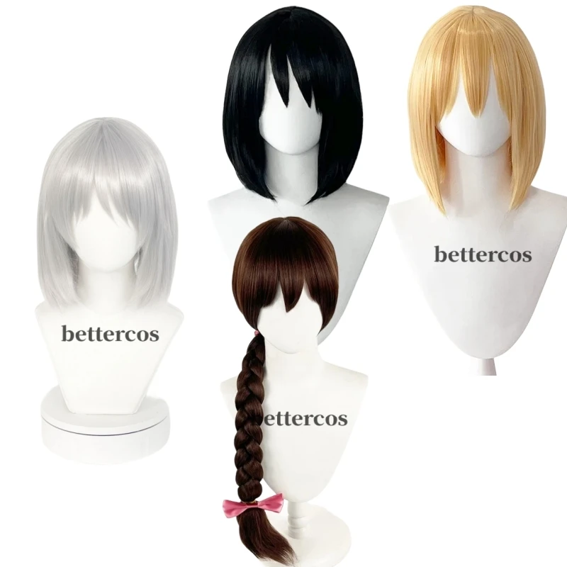 

Anime Howl Sophie Hatter Cosplay Wig High Quality Heat Resistant Synthetic Hair Wigs + Wig Cap