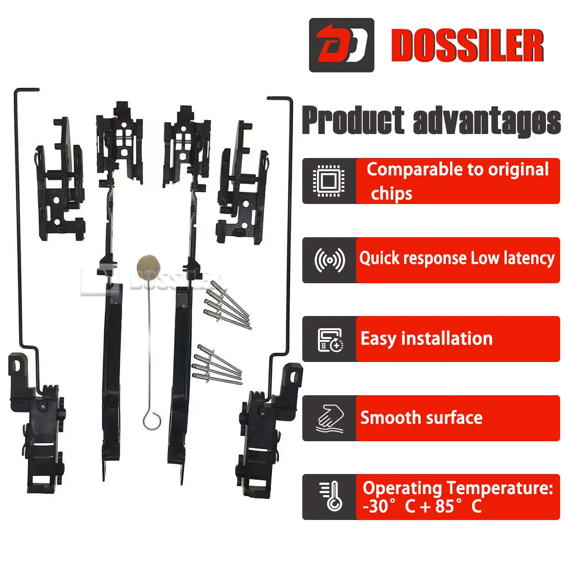 02ESR1201ABK Dossiler Sunroof Repair Kits Lift Arms Cam Bracket for Ford Expedition F150 F250 F350 F450Lincoln Mark LT Navigator