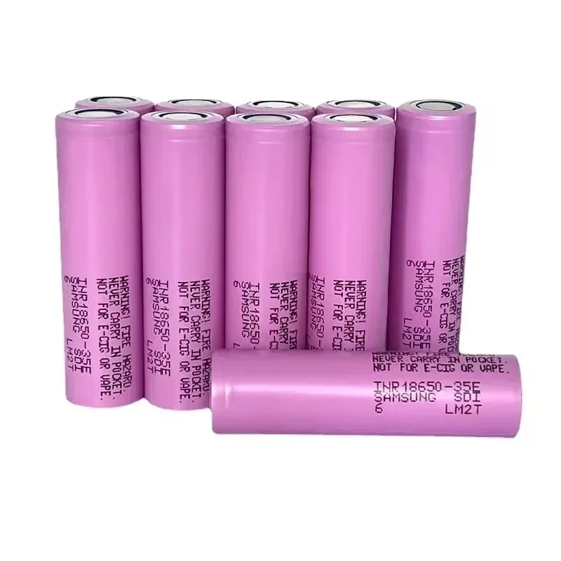 18650 Battery 100% Pack INR18650-35E 3500mAh 3.7V 20A Rechargeable 18650 Li-ion Battery for Toys Power Tools Flashlight