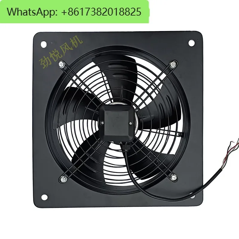 Square outer rotor axial flow fan YWF4D/4E kitchen smoke exhaust fan industrial cooling fan 220v380v