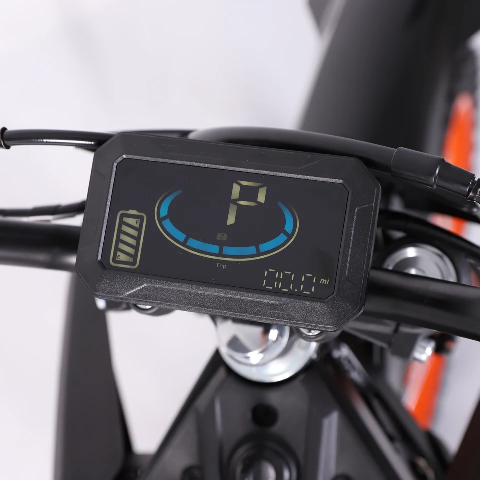 New Off Road Motorcycle Speak 6000W Powerful Motor 72V25AH Battery 75km/h Electric Bicycle 17inch Tire Mountain Electric E-bike image 9