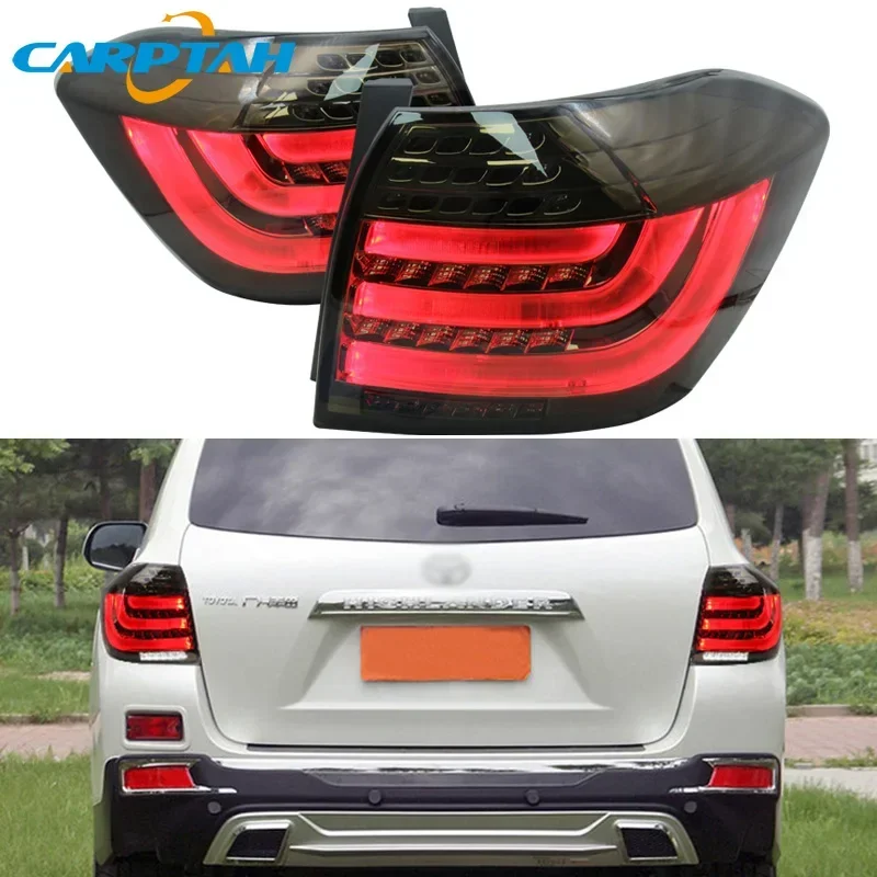 

Автомобильный светодиодный задний фонарь для Toyota Highlander 2012 2013 2014, задний ходовой фонарь, тормозной сигнал заднего хода, водонепроницаемые автомобильные аксессуары