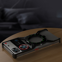 Cooling aluminum alloy 360 degree rotating bracket Back Cover,For ZTE nubia Z70 Ultra Z60 Ultra Fall prevention Phone Case