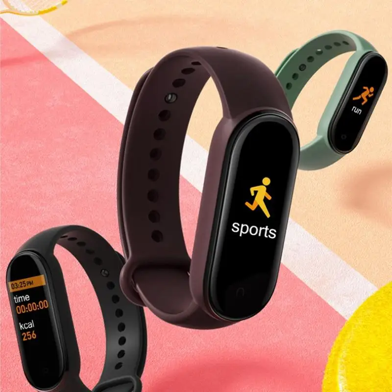 M8 الرياضة اللياقة البدنية ساعة ذكية بلوتوث الرياضة Smartwatch المقتفي سوار ساعة سوار ذكي رجل امرأة رصد على مدار الساعة