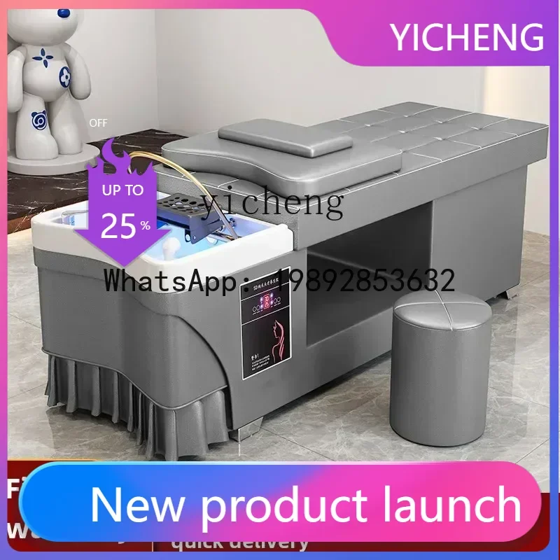 

MR Hair Treatment Shampoo Bed Beauty Salon Hair Water Circulation Fumigation Massage