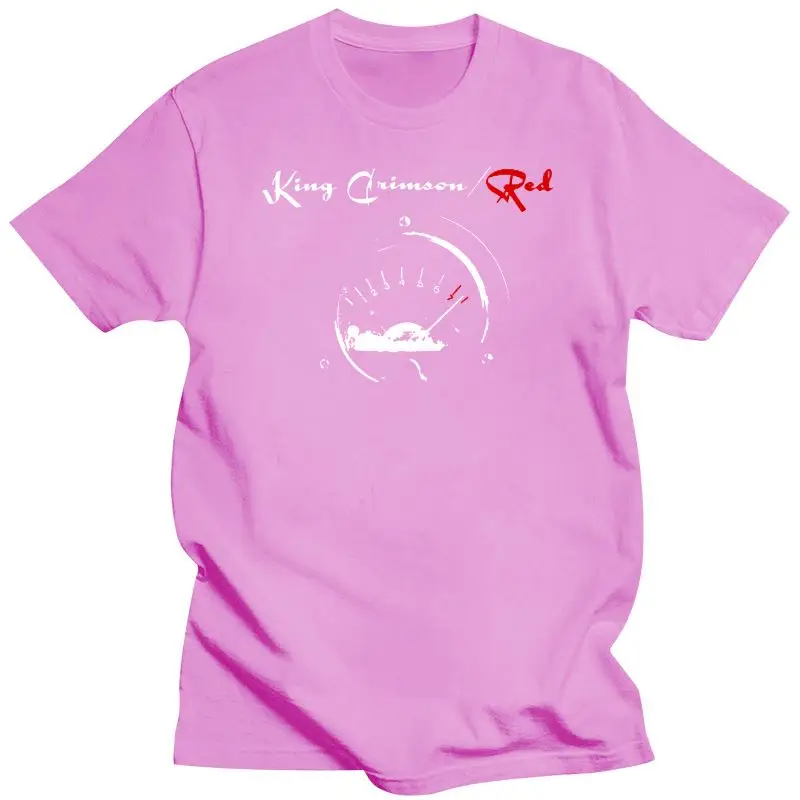 Mens Clothing King Crimson Men Red Speedometer T Shirt Black