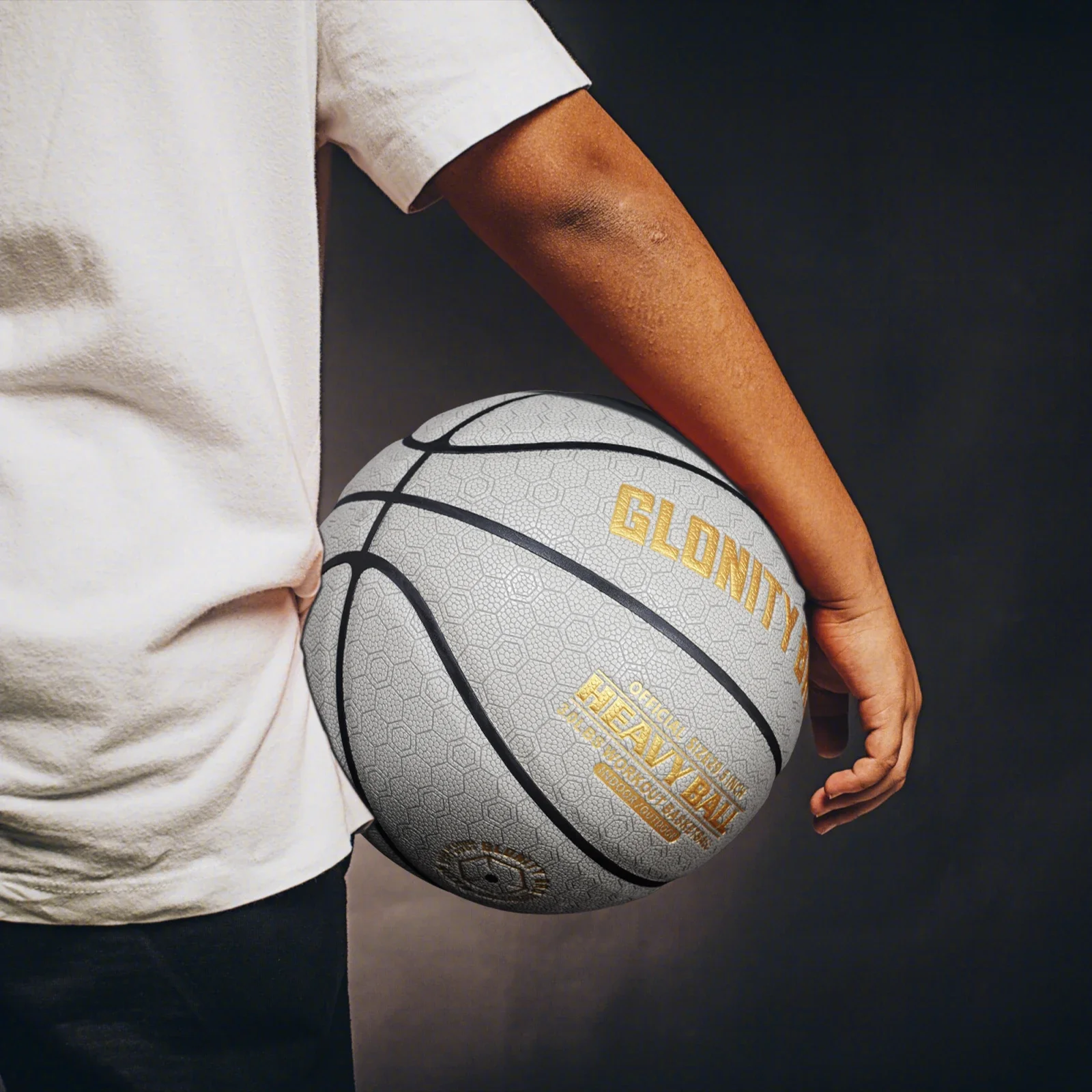 3/2.2LBS 가중치 헤비 트레이닝 농구 29.5/28.5-사이즈 7/6 패스 및 드리블 기술 향상을 위한 복합 복합 볼