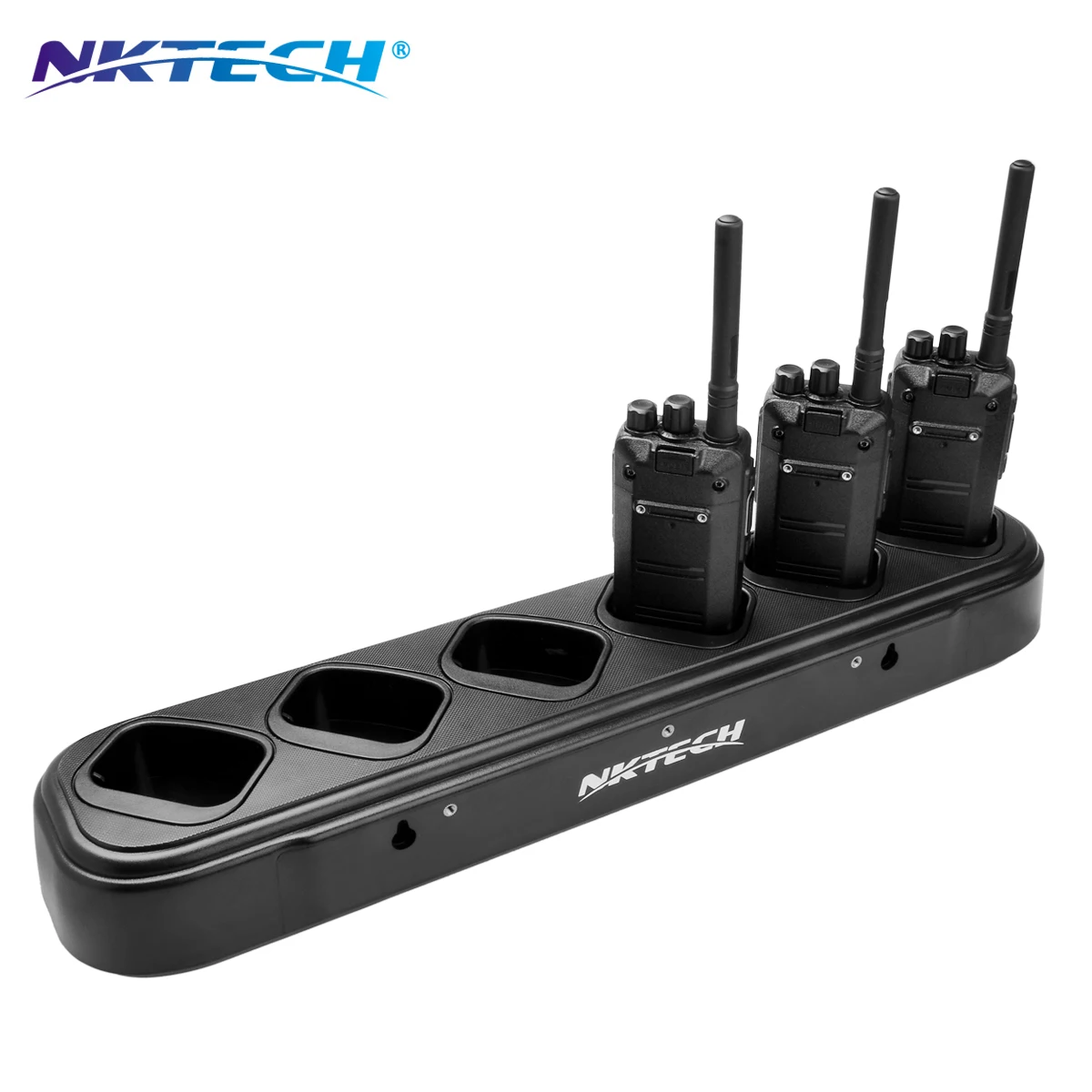 NKTECH 6-Way Six Way Universal Rapid Multi Battery Charger For TYT MD-380 MD-380GPS MD-280 MD-380V MD-380U DMR Mobile Radio