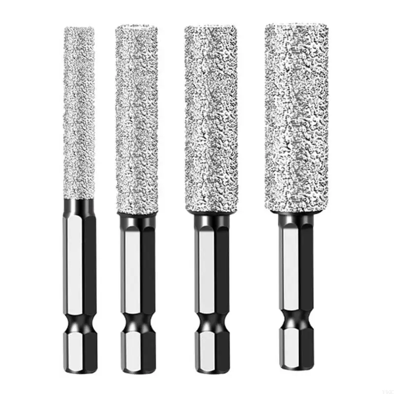 Дриль Dry Diamonds Bits 6 мм/8 мм/10 мм/12 мм Diamonds Dail с шестиугольной хвостовиком для бурения и шлифования, быстрые
