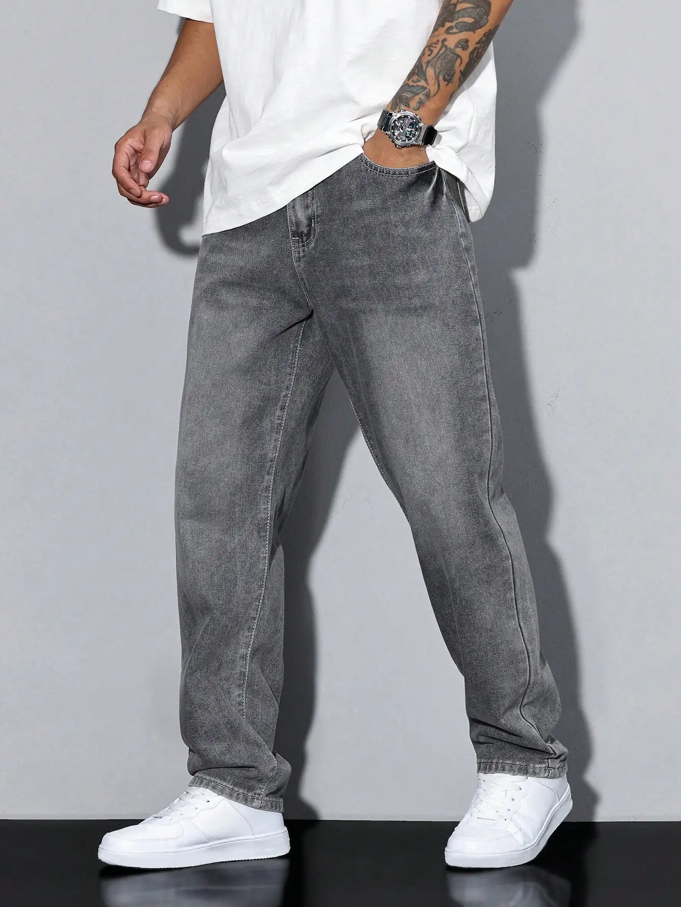 

Manfinity Homme Herren информационные днища Jeans, минималистичныеisch и modisch für den Adulichen Geb Gracias펀