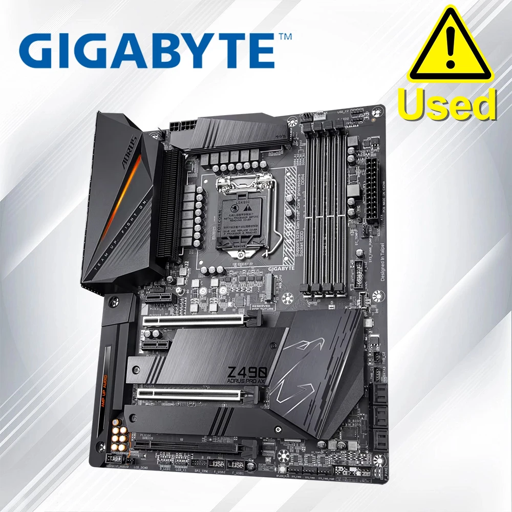 

Материнская плата GIGABYTE Z490 AORUS PRO AX Intel Z490 LGA 1200 DDR4 ATX M.2, материнская плата