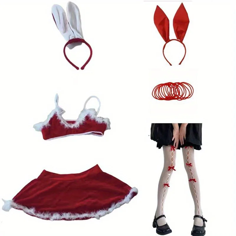 Stroje Bunny Girl PESENAR są odpowiednie do cosplayu Bunny Girl, na Wielkanoc lub imprezy o tematyce Bunny Girl, karnawały, Halloween itp.