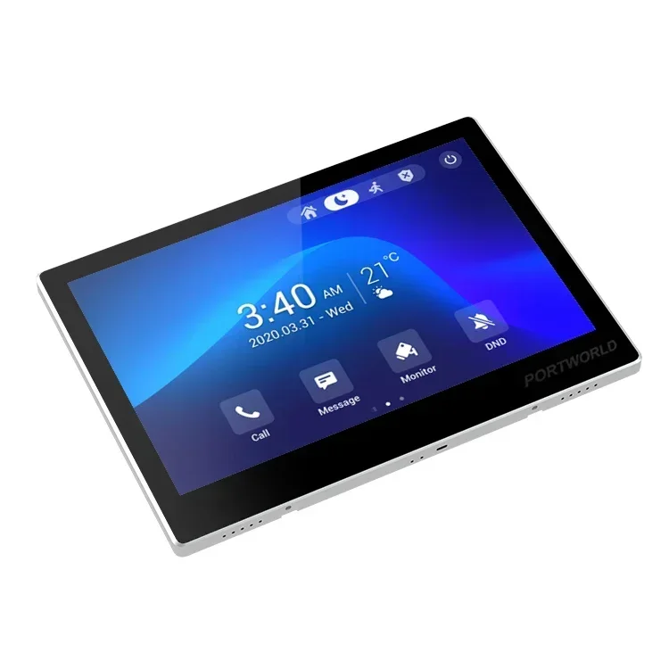 SUNWORLD 10.1-Inch Multi-Function Hardware Smart Home Tablet With IPS Touch Screen Android 11 System And POE Power Option