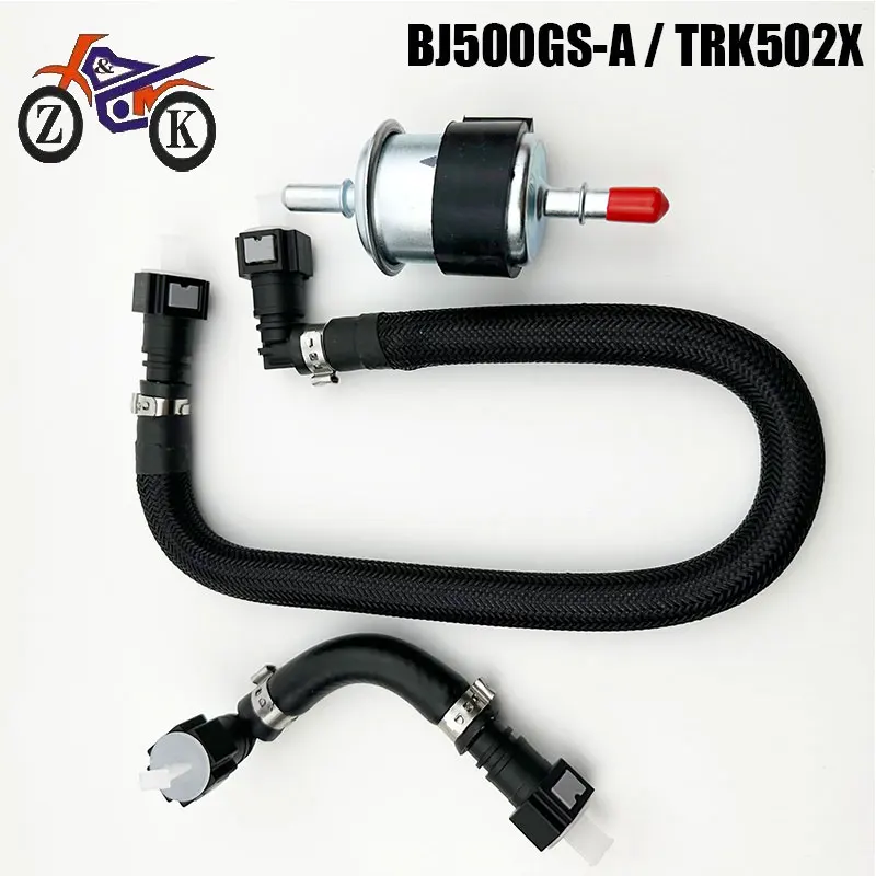 EFI Motorcycle High-pressure Fuel Pipe Fit For Benelli BJ500GS-A TRK502X Throttle High Pressure Oil Pipe Filter Cup Element Kit