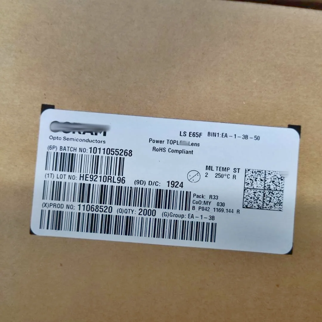 50 قطعة LAE65F LYE65F LSE65F 3528 SMD LED مع عدسة PLCC-4 الكاثود المشترك 50mA 60 درجة شعاع زاوية LA LS LY E65F #3