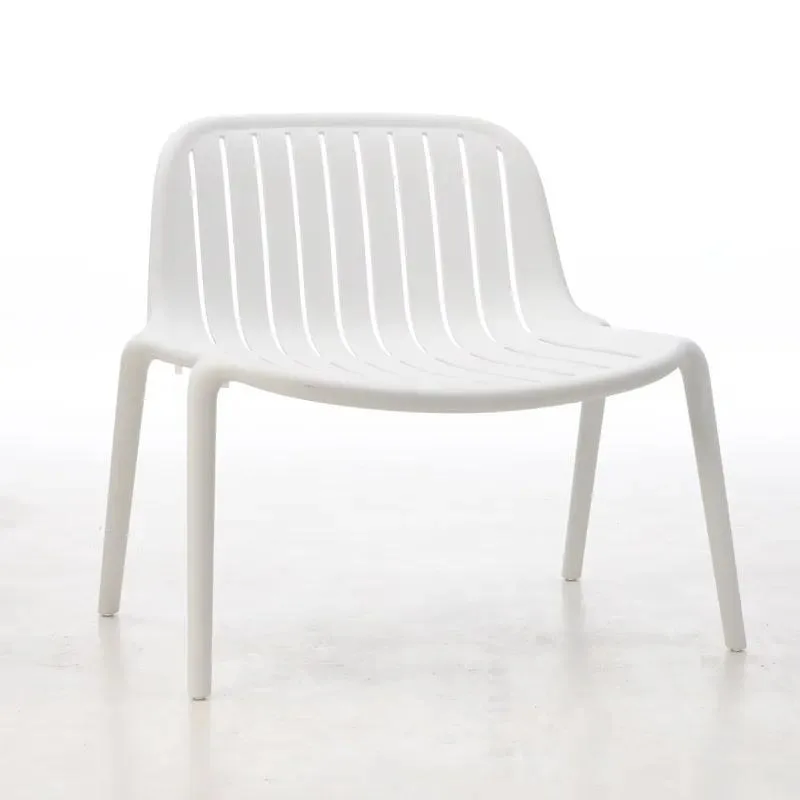 Modern Style Plastic Outdoor Garden Courtyard Temporary Designer Chair PP Material