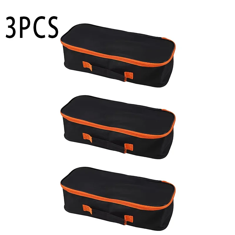 

MOBIDEA 1/2/3PCS Tool Pouch With Zipper Multi-Functional Storage Bag For Screws Pliers Wrenches Mechanics