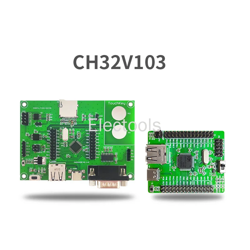 

CH32V103 Evaluation Board EVT System Board MCU Intelligent RISC-V MCU Demo Board