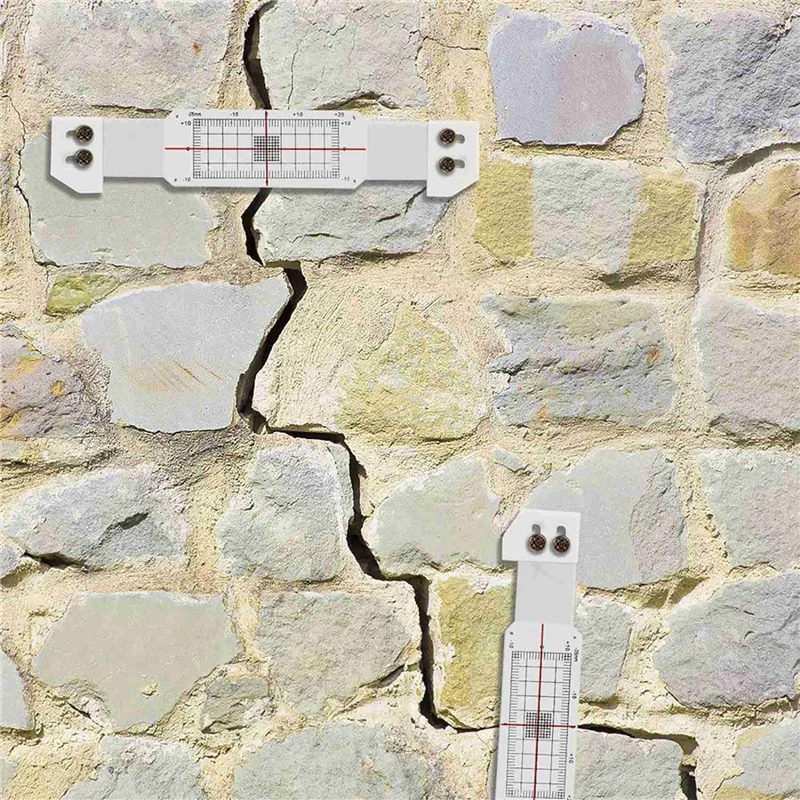 AB66-15 قطعة سجل مراقبة الكراك، شاشة رواية زاوية الأكريليك، جهاز مراقبة الكراك، أداة قياس