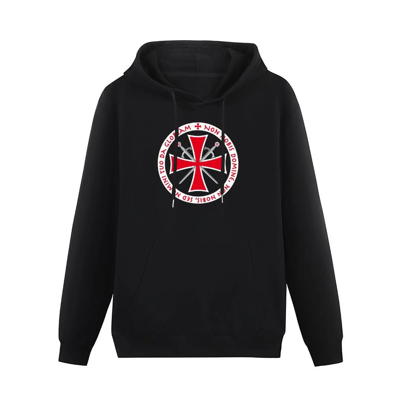 Templar Cross Non Nobis Domine Crusader Knight's Cross Knight Pullover Hoodie mens designer clothes winter clothes man hoodie