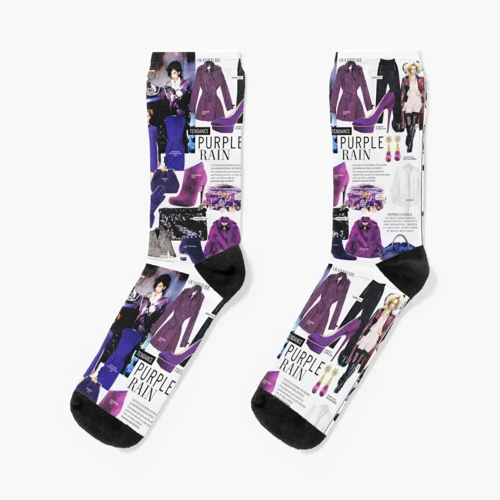 

Purple Rain Collection Socks Sports designer brand Socks For Man Women's