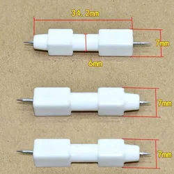 3 szt. Części naprawcze piezoelektryczne do pieca kasetowego 44.4*7*6mm Ceramiczna igła zapłonowa