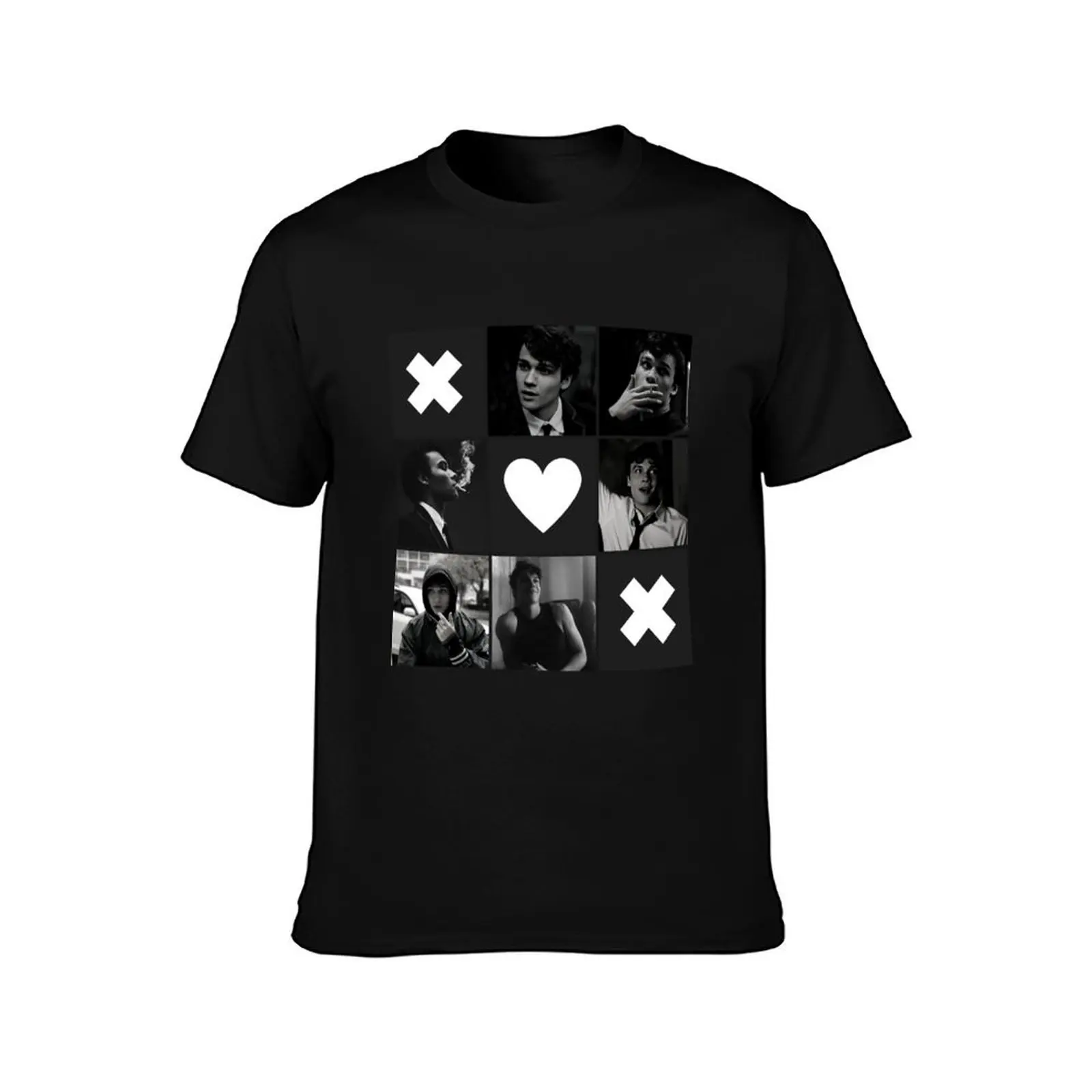 Benjamin Wadsworth Collage T-Shirt Retro Graphic Print T-Shirt