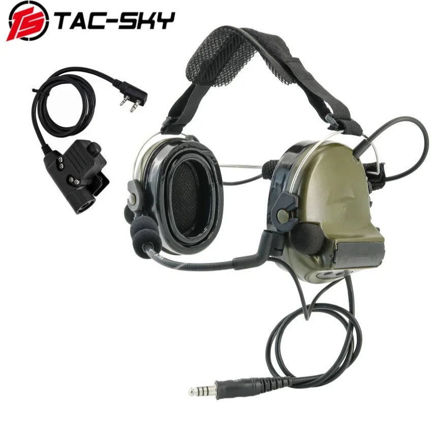 

TAC-SKY NEW COMTA II Back Headband Version Noise Reduction Tactical Headset Hearing Protection Airsoft Shooting Headphones